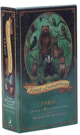Générique Cartes de Tarot de la forêt d'enchantement,Forest of Enchantment Tarot Cards,Tarot Card,Party Game,Jouets de voyance