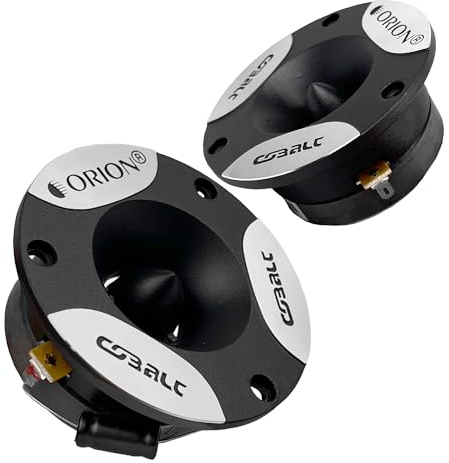 Orion Cobalt Series CTW101 9,5 cm Super Bullet Hochtöner | Aluminiummembran, 2,5 cm Schwingspule, 50 W RMS, 200 W max, integrierte Frequenzweiche – Pro Car Audio Sound System Hochtöner (Paar)