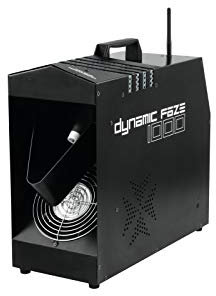Eurolite Dynamic Faze 1000 Fazer, DMX-controllable, 1000W, 226 m³/min Output, 3m Range, 3L Tank, Timer, Wireless Remote Control, Overheat Protection, 10.3kg