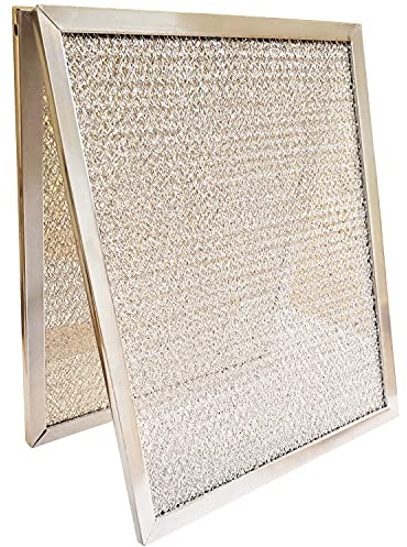 Kitchen Basics 101 2 Pk Aluminum Hood Vent Filter 97006931 Replacement for Broan Nutone BP29 Exhuast Fan 1172137 5-3078 88150 99010121 (10.5 x 8.75 inch)