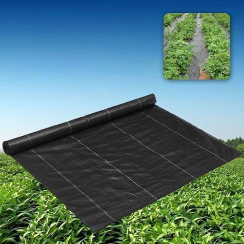 LITA Unkrautschutzvlies für Garten, Landschaft, Auffahrt, Vliesstoff, strapazierfähig, 125 g/m², Schwarz, 90 x 300 m