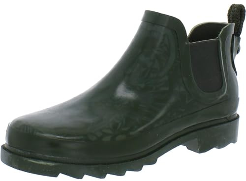 Sakroots Women's Rhyme Rain Bootie Boot, Olive Spirit Desert, 9