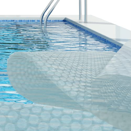 AquaBubble Crystal PLUS Manta térmica piscina - Fabricada en España I Duradera y de Alta eficiencia energética I Ahorro: No precisa refuerzos I Medidas totales: 3.00 x 8.00 m