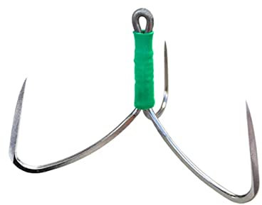 Angelhaken 10 Teile/los Scharfer Höhenhaken starker Zug 7g 9g hoher Kohlenstoffstahl runde dreifache Fischereihaken Angelzubehör (Size : Small)