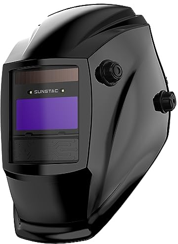 Sunstac Schweißhelm mit automatischer Verdunkelung, Schirm 4/9-13 mit Licht