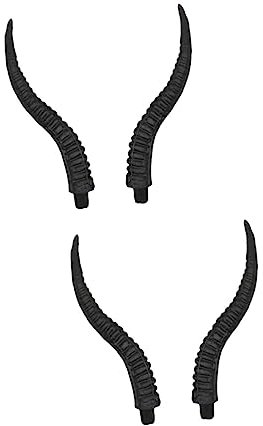 TOYANDONA 2paare Teufelshorn Haarschmuck Für Horn Stirnband Kostümzubehör Für Mottopartys Festivals Und Halloween
