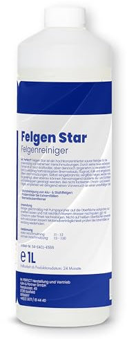 Mr. Perfect Felgenreiniger 1l - Hocheffektiver Reiniger für lackierte Stahl-, Chrom- & Alufelgen - Entfernt schnell & zuverlässig hartnäckigen Schmutz & Rost - Ideale Felgenpflege in Profiqualität