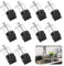 Lot de 10 Pinces d'Évier en Acier Inoxydable,Clips de Fixation Sous évier de Cuisine,Éviers Encastrables Arc Réglable Convient pour Cuisine,Buanderies, Éviers de Cuisine, Salles de Douche