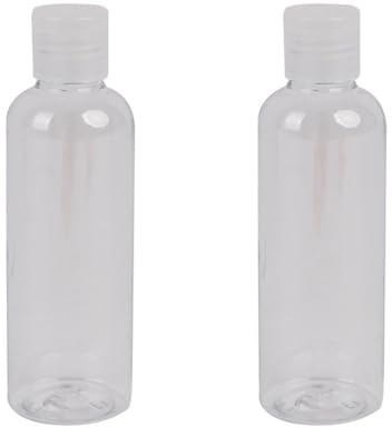 TAIXIAONIULIHQ 4 Pcs Drink Bottles with Lids Plastic Bottles Juice Bottles Juice Container Reusable Small Clear Juice Container for Storing Juice Milk Smoothie Homemade Beverages