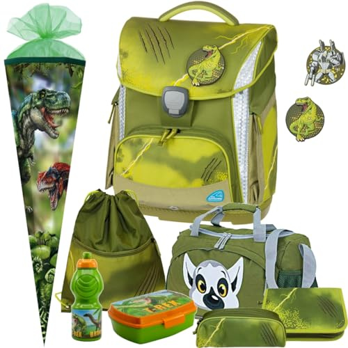 Generisch Schneiders Toolbag Plus Schulranzen-Set (8 teilig mit Sporttasche und Schultüte, Wild One)