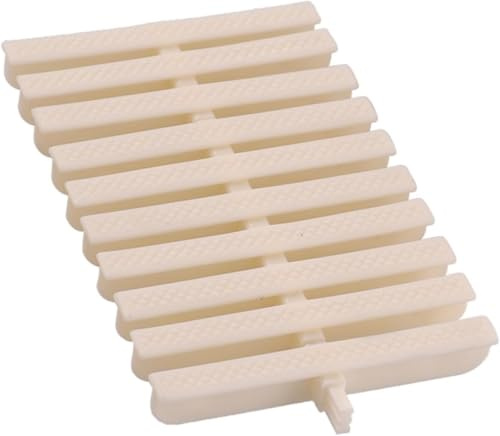 EdfYHSL Griglia Piscina a sfioro Griglia di drenaggio for Piscina, Copertura di Scarico in plastica ABS Griglia di Scarico Rettangolare con Collegamento a Foro Singolo Griglie per Piscine(12cm)