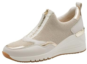 Marco Tozzi dam 2–24713-45 sneakers, Cream Comb, 38 EU, Krämkam, 38 EU