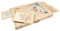 genialo Puzzletisch für 1500 & 3000 Puzzleteile, Puzzlebrett Puzzleboard mit 8 Schubladen & Trageriemen, faltbar