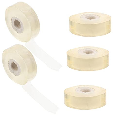 Kisangel 5rollen Pflanzenveredelungsband Selbstklebend Aus Pe-Material Flexibel Dehnbar Zur Knospenveredelung Und Pflanzenschutz Als Floristikfolie Und Veredelungsband Für Obstbäume Und