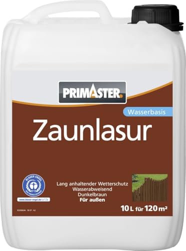 Primaster Zaunlasur 10 L dunkelbraun Lasuren