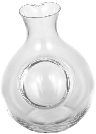OUNONA Japanese Style Decanter Glass Wine Decanter Delicate Glass Dispenser for Bar Use Ice Holding Capability