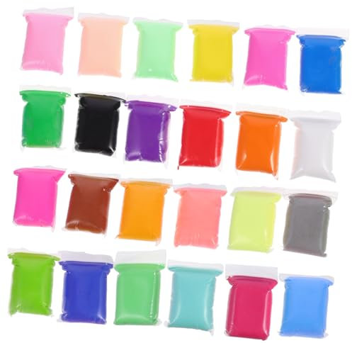YARNOW 24packungen Modelliermasse Junge Mädchen Bunter Polymer Selbermachen Basteln Heimwerker