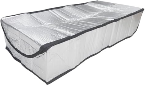 Gatuida Attic Staircase Insulation Cover Aluminum Foil Layer Thermal Insulation Heat Preservation for Loft Door Energy Saving for Winter Use