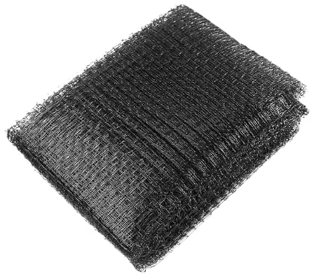 DOITOOL Fil de Grillage Noir pour Jardin 7x50ft en PP, Facile à Installer et Entretenir, Barrière de Protection Oiseaux et Lapins pour Espace Extérieur