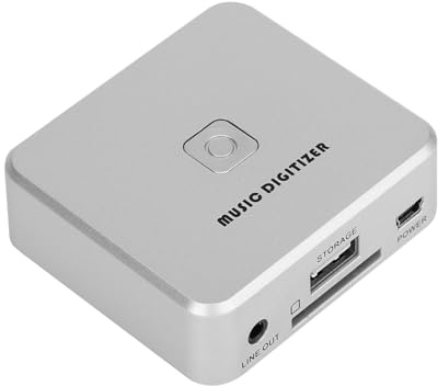 Cocoarm Digitalizzatore Musicale, Convertitore da Analogico a MP3 con Stereo Facile Digitalizzazione di Dischi con Archiviazione USB