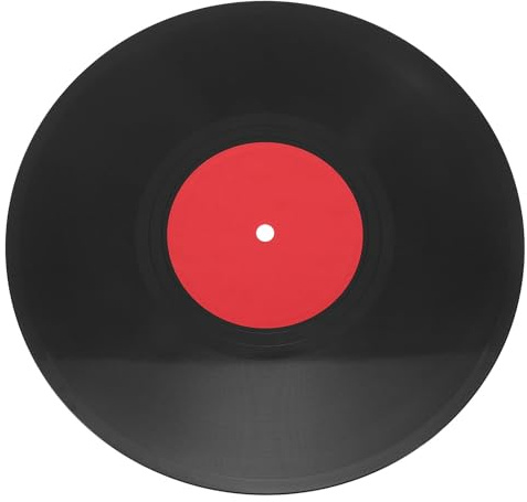 Ciieeo Decorazione da Parete Disco in Vinile Vintage 12 Pollici, Decorazione Murale in Plastica Resistente per Festa a Tema Musicale e Arredamento Casa, Ornamento Retrò per Bar