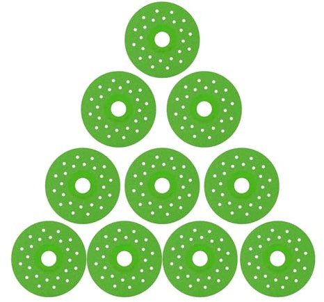 Disco de amolado para losas de roca, Losa de roca diamante verde 115 mm, disco corte for moler, azulejo porcelana mármol cerámico, 4 Uds