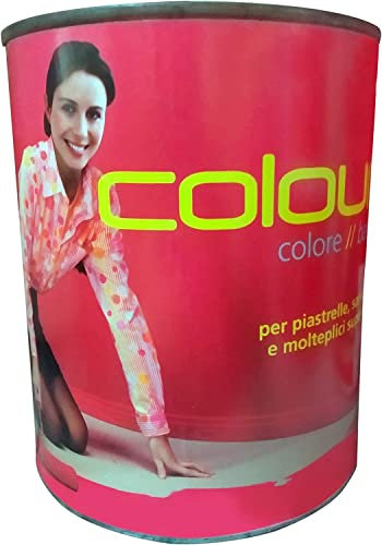 Decoration Colour Pittura epossidica Bicomponente per Piastrelle Sanitari e Molteplici Superfici 1Kg Blu