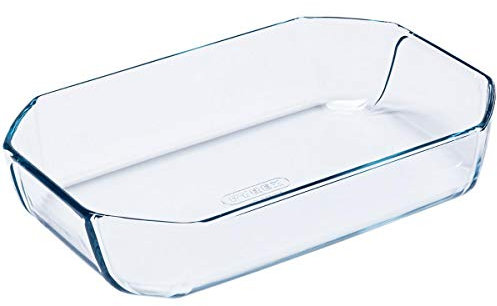 Pyrex Inspiration Fuentes para Horno, Acero Inoxidable, Transparente, 30 x 20 cm