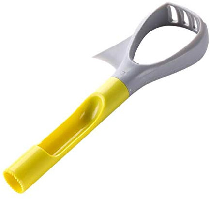 Zonfer Plastic Fruit Core Seed Remover Multifunction 2 in 1 Pear Apple Corer Fruit Slicer Peeler Kitchen Gadgets Tools