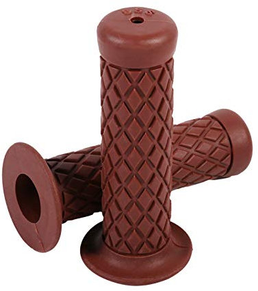 Yctze Griffe - Simson Griffe Braungummi 22Mm 7/8 Universal Vintage Weichgummi Lenkergriffe Für Bike