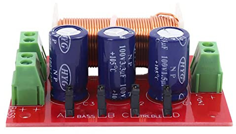 Gokelomg 400W altavoz frecuencia suave 2 vías bajo 4-16 ohmios frecuencia divisor para altavoz