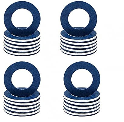 JNNJ 24 Pieces Oil Drain Plug Gaskets, 12 mm Aluminum Seals Crush Washer, Seals Oil Drain Plug with Seal Drain Plug Washers, Oil Sump Discs Automotive Accessories Compatible Replaces 9043012031
