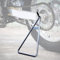 Cavalletto triangolare per moto da cross, in metallo, universale, triangolare, 125 cc, 250 cc, 450 cc, accessori nero