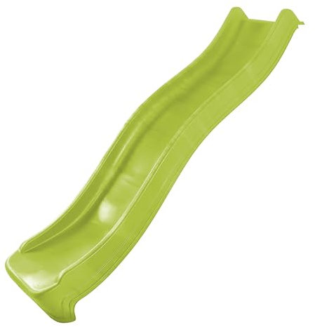 AXI Sky220 Rutsche mit Wasseranschluss Hellgrün - 220 cm | Anbau Element für Kinder Spielturm/Spielhaus/Stelzenhaus | Wasserrutsche/Anbaurutsche für Podesthöhe 120 cm