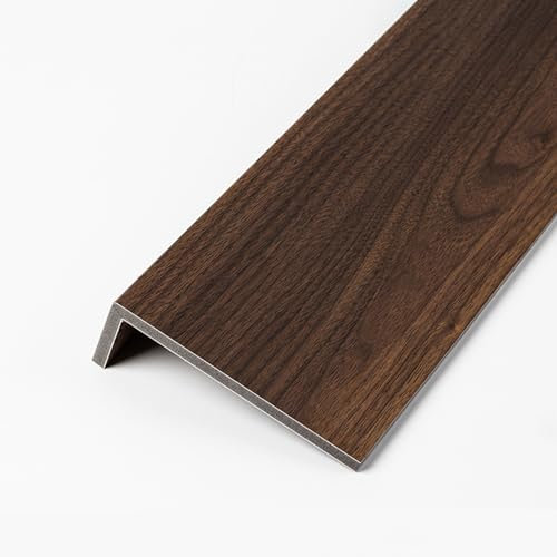 EXCLURA Fensterbank Innen Braune Fensterbankabdeckung Dekorativ, Holzmaserung der Erkerfensterabdeckung, Fensterbankabdeckung für Beton/Zement/Fliesen, Color : L-180cm/70.9in,