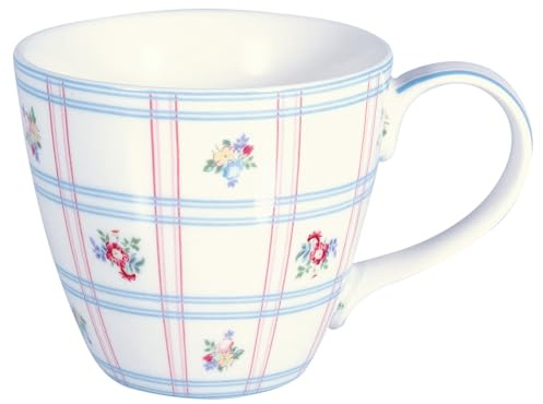 GreenGate Tasse Gaby white Kaffeebecher Porzellan Blumen 350 ml