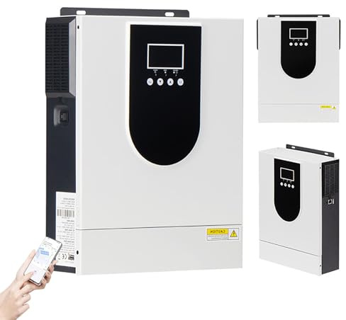 2Kw/3,2Kw Hybrid Solar Inverter, 12V/24V Till 220V Home Pure Sine Wave Inverter + 80A Mppt Solar Charge Controller, Off Grid Hybrid Inverter Laddare, FöR Husbil, Hem,2KW-12V