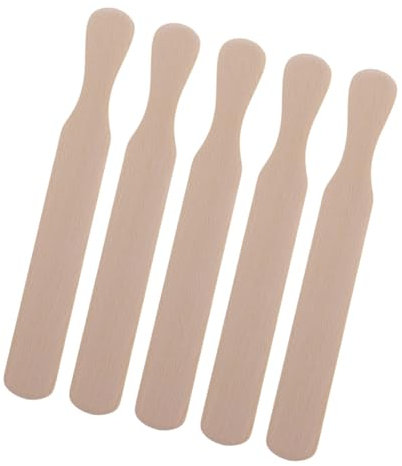 Alipis 5-Teiliges Set Pfannkuchen schieben frühstücksmaschine breakfast machine pfannkuchenmaschine Pfannkuchenwender Bausatz Pfannenwender Kochutensilien Spachtel Gebäck Spachtel Bambus