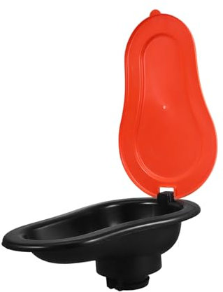 Tofficu Orinatoio Temporaneo Per Donne Wc Portatili Per Anziani Pazienti Allettati Donne Incinte Padella Da Per Bariatrici Orinatoi Medici Padelle Pieghevoli in Grandi Vaschette Per