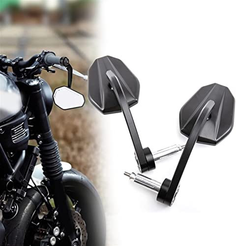JGANRF Motorrad Lenkerspiegel Rückspiegel Für Cb500x Pcx Msx 125 Shadow R1200gs Für Y&amaha MT09 MT07 Motorrad Lenkerendenspiegel