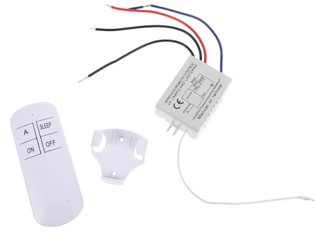 SEWACC Kit Interruptor Inalámbrico para Luces con Mando Distancia Control Segmentado de Brillo y Diseño Moderno Fácil Instalación para Hogar