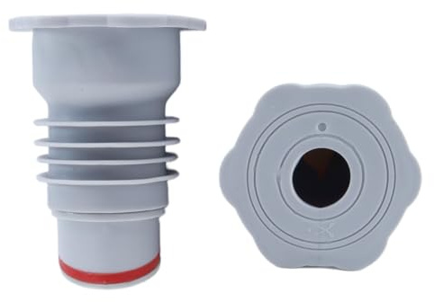 Durlo 2 juntas de silicona para desagüe de lavadora, 35-40 mm, para lavadora, baño y cocina.