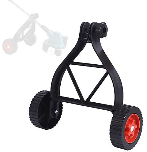 FTVOGUE Roue Auxiliaire Universelle pour Coupe-Bordure, Roue de Support de Coupe-Herbe Réglable avec Haute stabilité pour Tondeuses à Terrain Plat