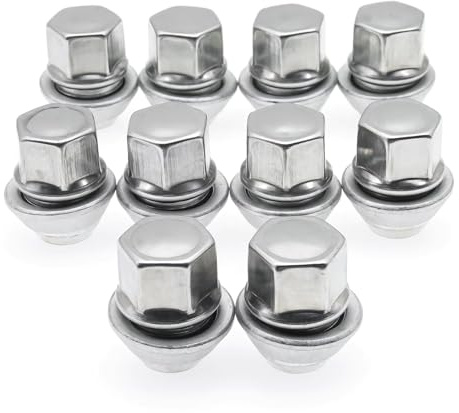 Radbolzen für Fiesta, Mondeo und C-Max, M12x1,5, 19 mm, Radbolzen, Radmuttern (10 Stück)