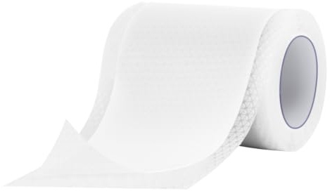 ALIIP Silicone Skin Tape 4cm Width, Reusable & Waterproof Soft Silicone Sheet Roll for Skin Smoothing, Breathable Self-Adhesive Tape for Daily Comfort – Clear – 4cm x 1.5m Roll
