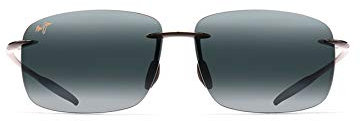 Maui Jim BREAKWALL gry breakwall gloss black Sunglasses Unisex Standard, Standard, Unica