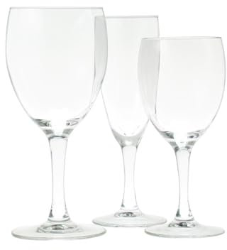 Luminarc Elégance Set VAP à Eau, Verre, Transparent, 24,5 cl, 12 Pièces