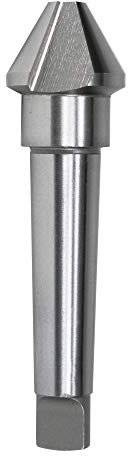 RUKO HSS Entgratmessgerät DIN 334, Typ D, 60 Grad, glänzend, 80 mm Durchmesser, 200 mm Länge, R102215