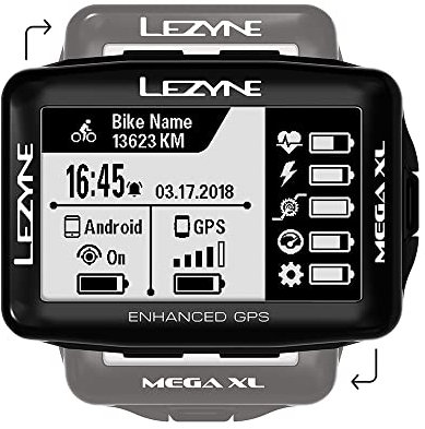 LEZYNE MEGA XL Bicycle Black GPS tracker