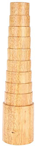 Bracelet Mandrel, Jewellery Deformation Repair Tool, Round Wooden Step Bangle Mandrel Sizer Adjust Bracelet Adjuster